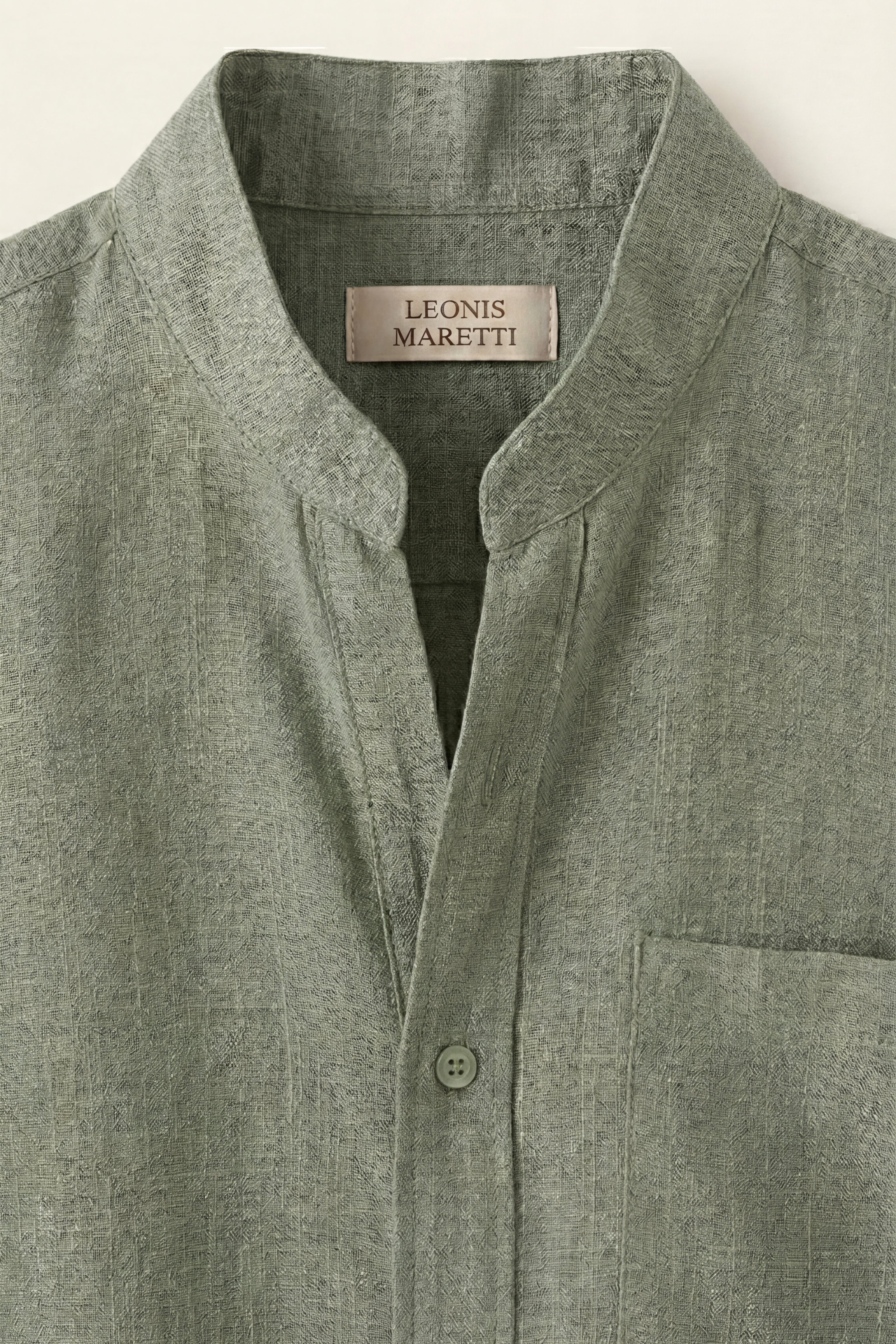 Treviso Linen Short Sleeve Green