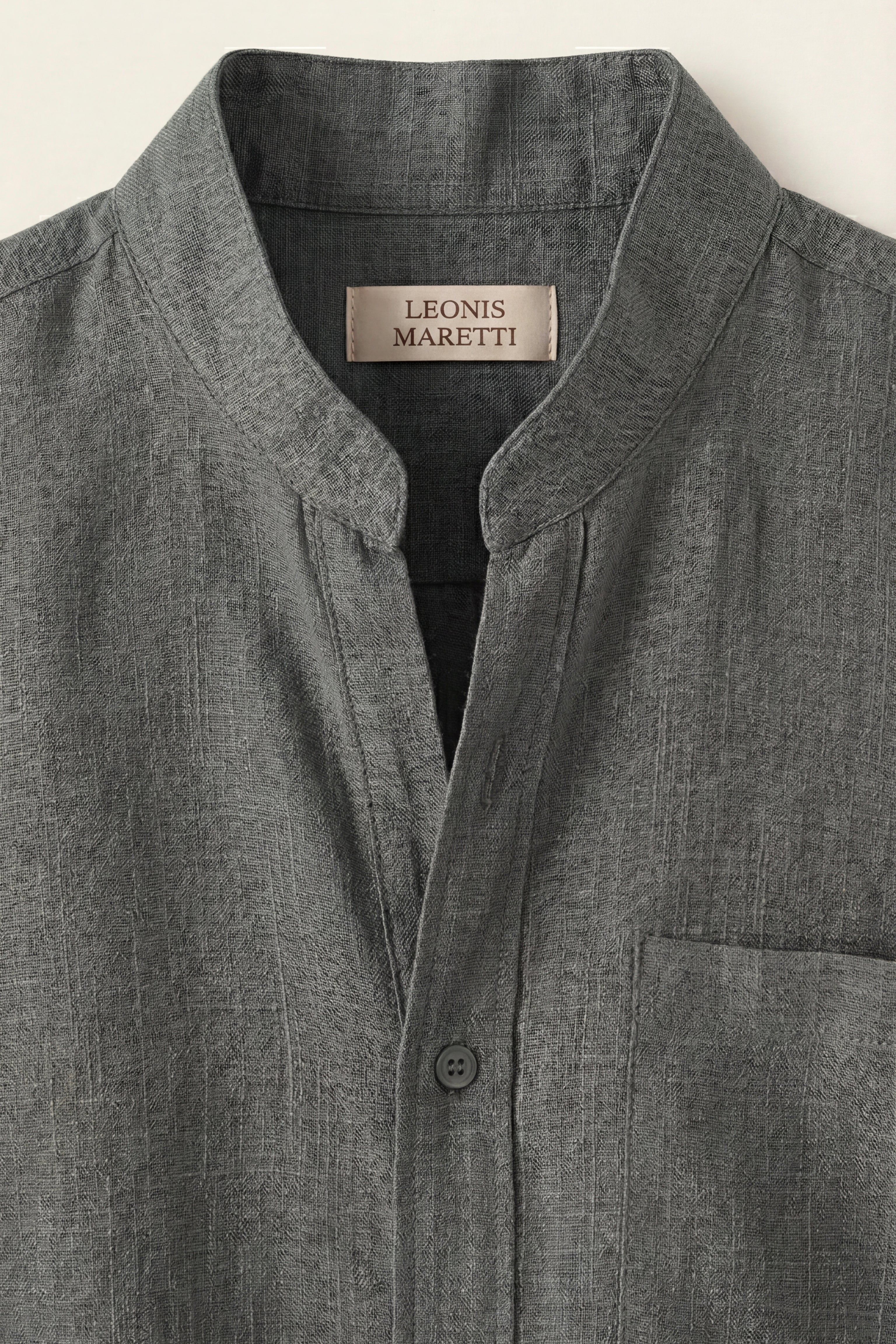 Treviso Linen Short Sleeve Grey