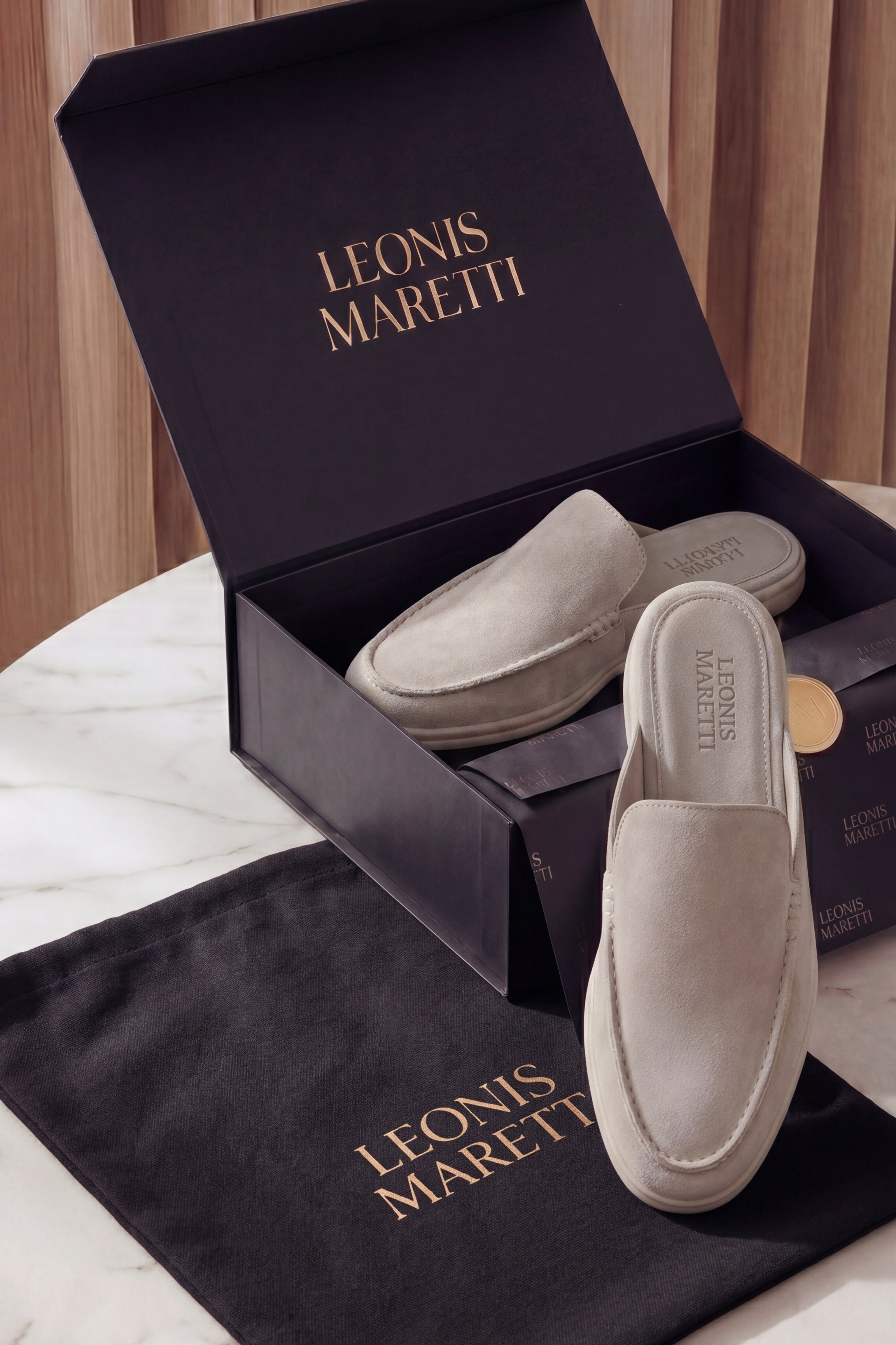 Maretti Mule Light Grey