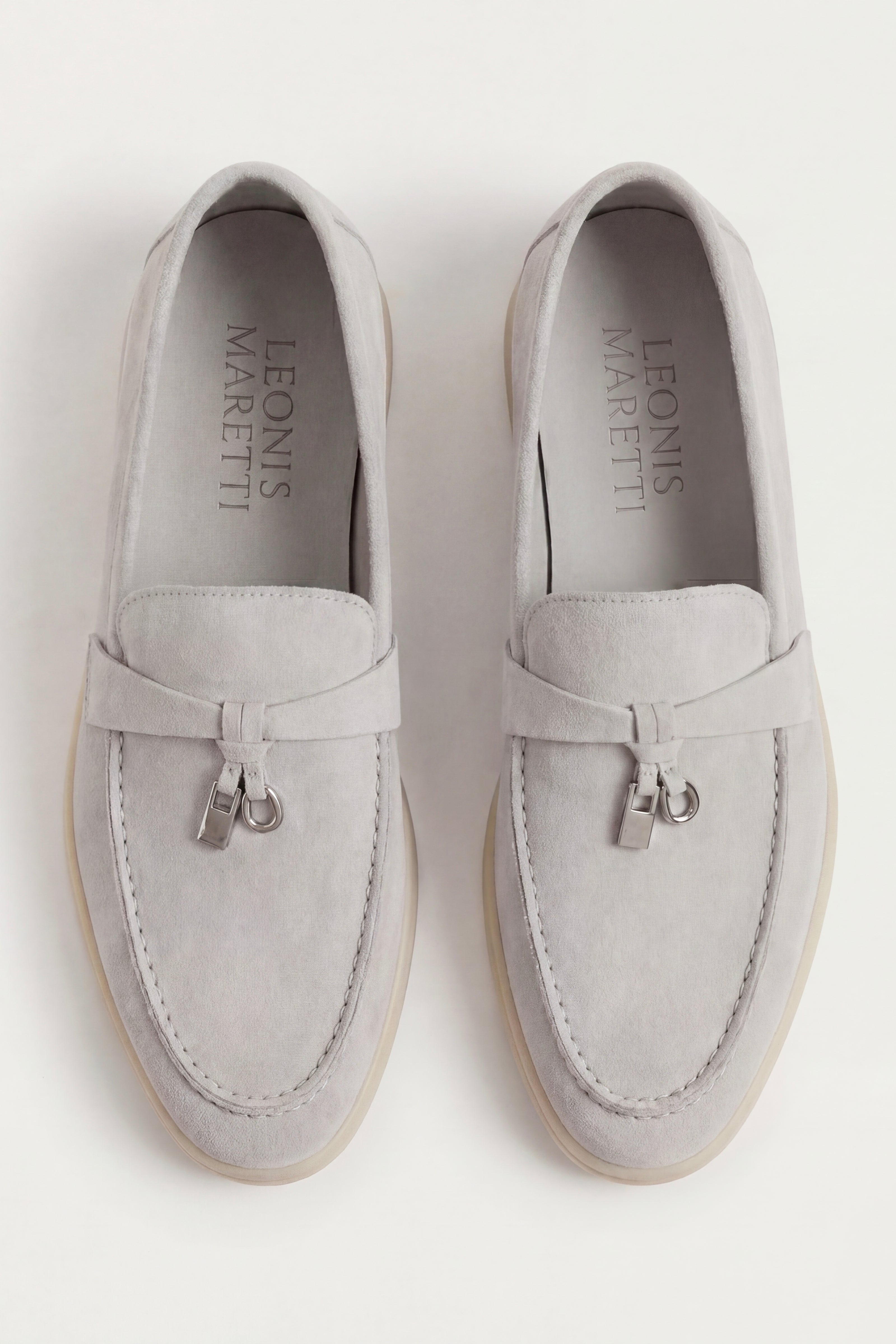 Leonis Buckle Loafer Ice Grey