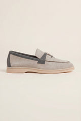 Avenza Buckle Loafer Light Grey