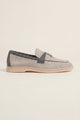 Avenza Buckle Loafer Light Grey