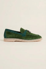 Avenza Buckle Loafer Forest Green