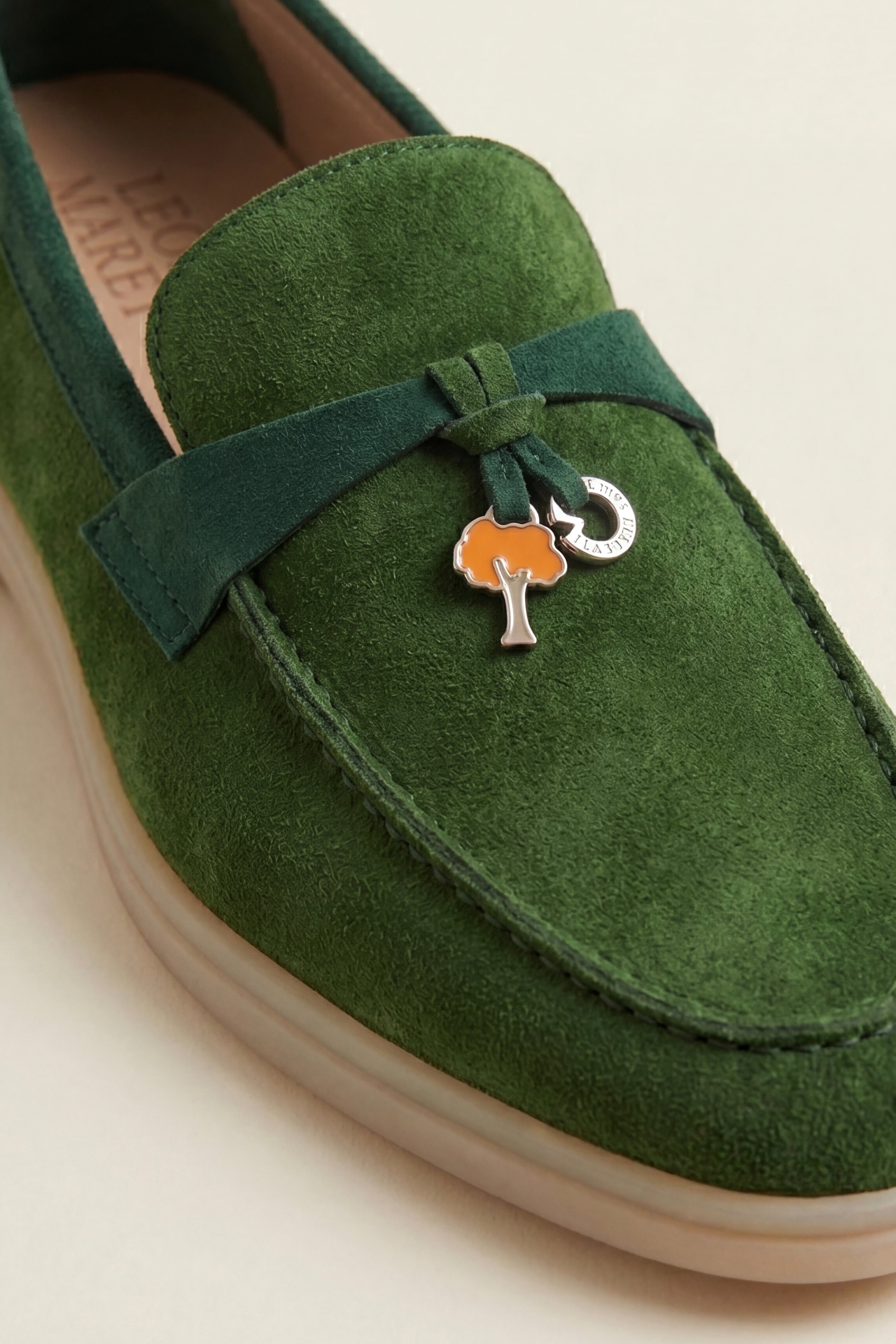 Avenza Buckle Loafer Forest Green