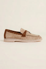 Avenza Buckle Loafer Beige