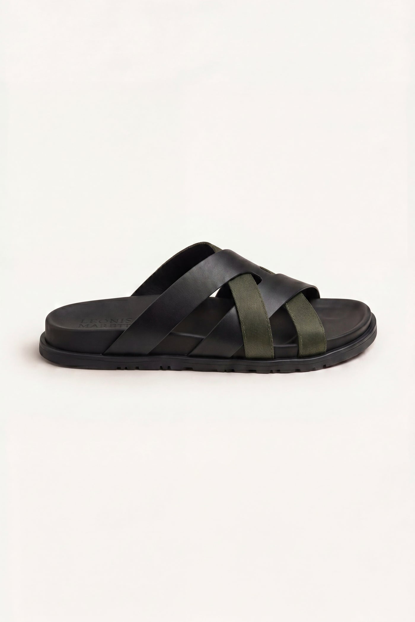 Tuscana Sandal Black/Olive Green