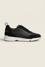 Solano Leather Slip-On Black