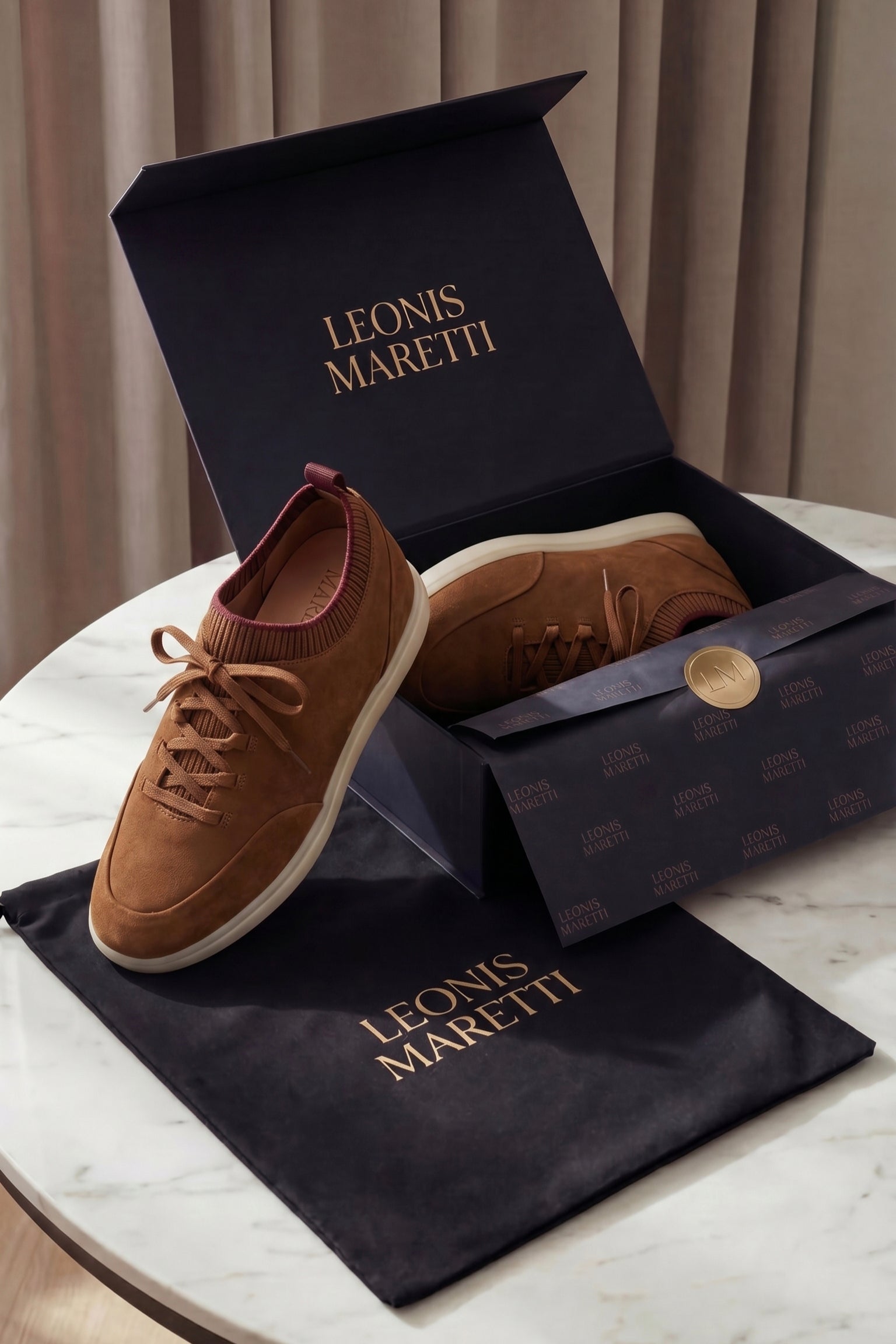 Solano Suede Slip-On Brown