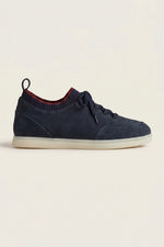 Solano Suede Slip-On Navy
