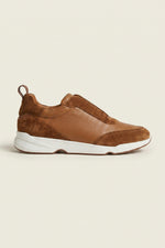 Solano Leather Slip-On Caramel Brown