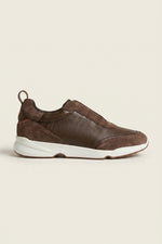 Solano Leather Slip-On Dark Brown