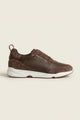 Solano Leather Slip-On Dark Brown