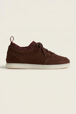 Solano Suede Slip-On Dark Brown
