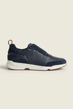 Solano Leather Slip-On Navy