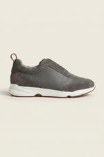Solano Leather Slip-On Grey