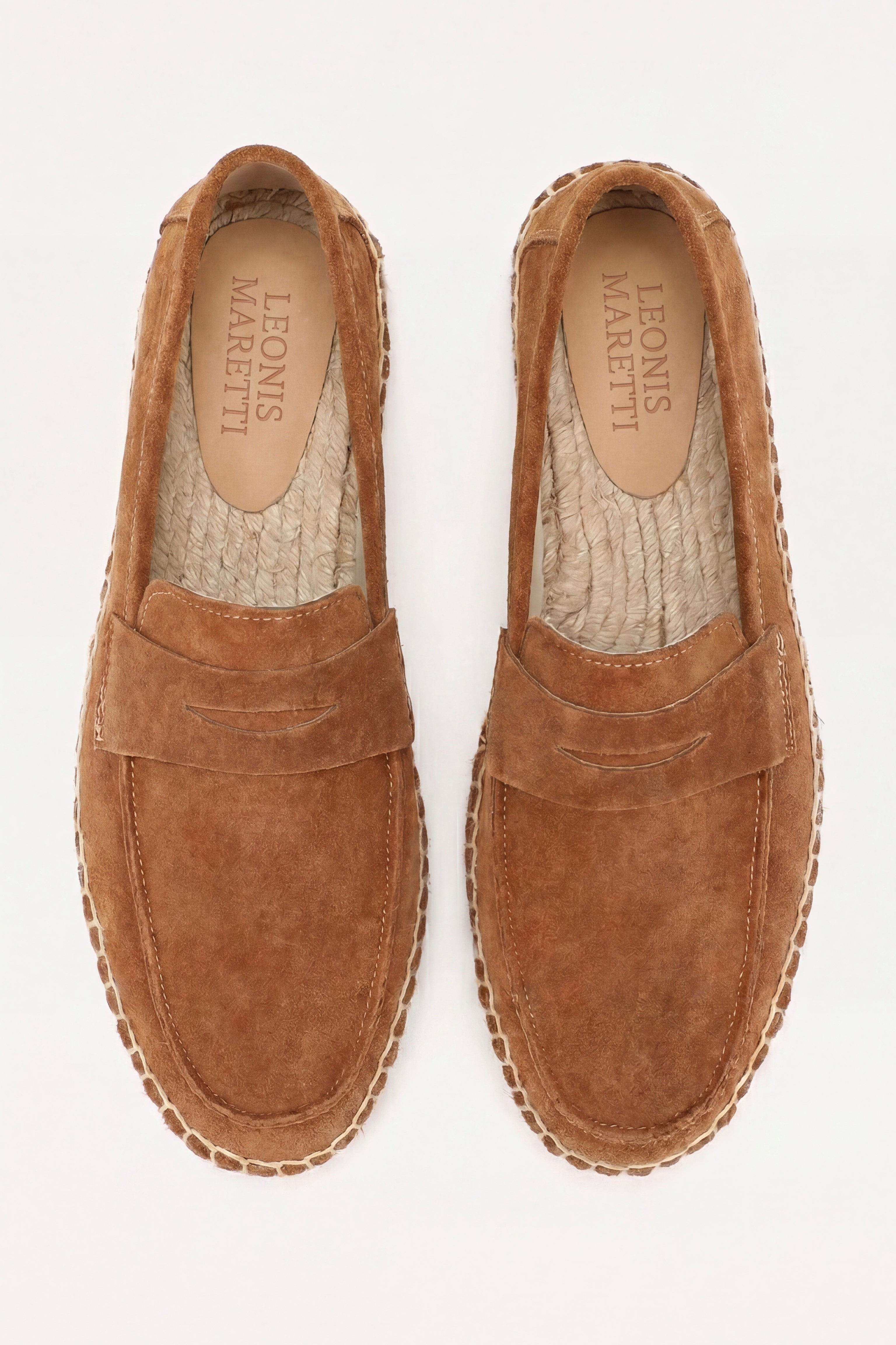 Palermo Suede Espadrille Loafer Brown