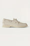 Marina Yacht Walk Suede Loafer Cream