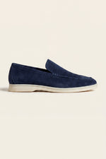 Leonis Suede Loafers Navy
