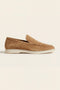 Leonis Suede Loafers Camel