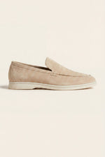 Leonis Suede Loafers Beige