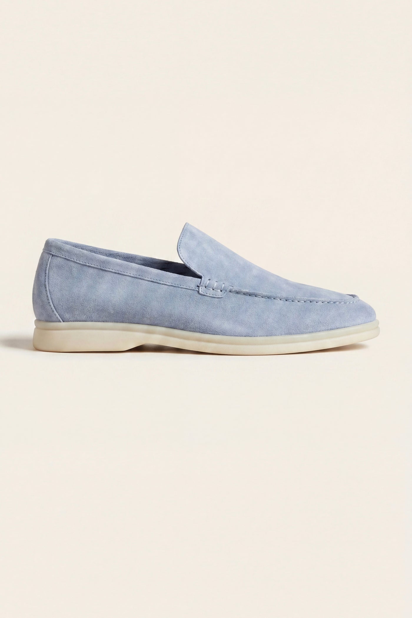 Leonis Suede Loafers Light Blue