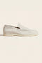 Leonis Suede Loafers Off White