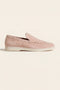 Leonis Suede Loafers Pink