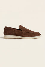 Leonis Suede Loafers Brown