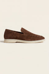 Leonis Suede Loafers Brown