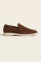 Leonis Suede Loafers Brown