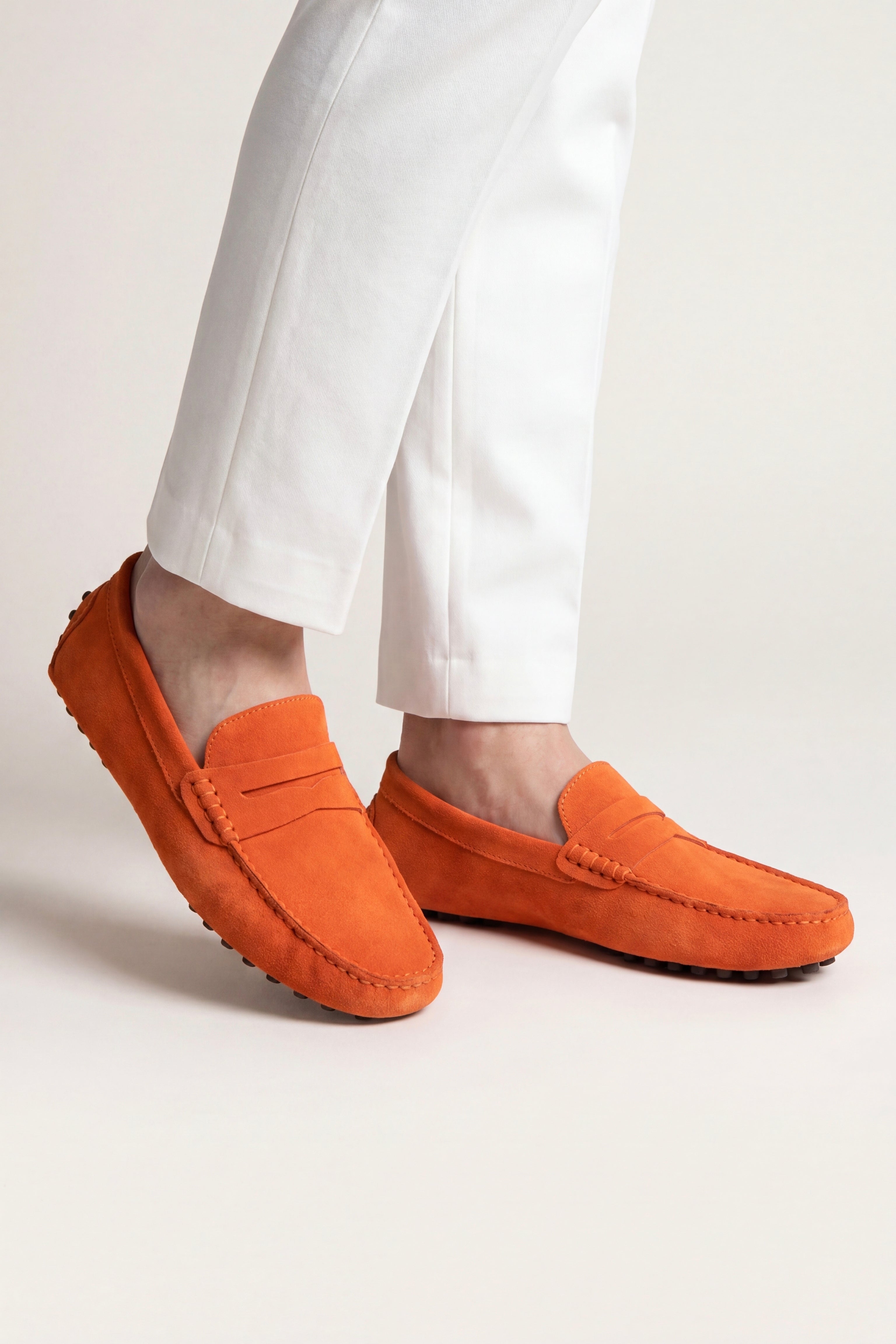 Ravino Driver Loafer Orange