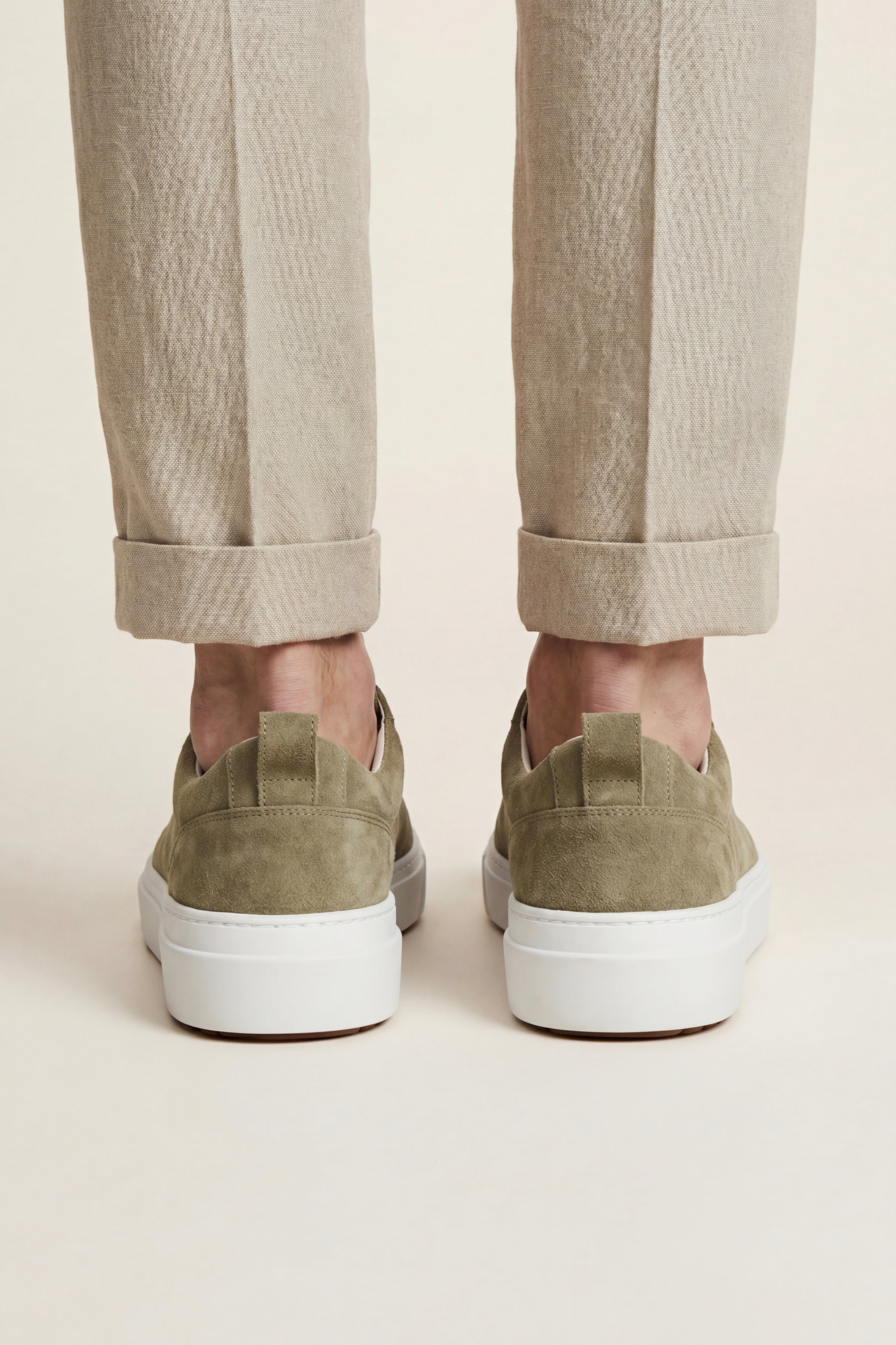 LeoMar V1 Suede Slip-On Khaki