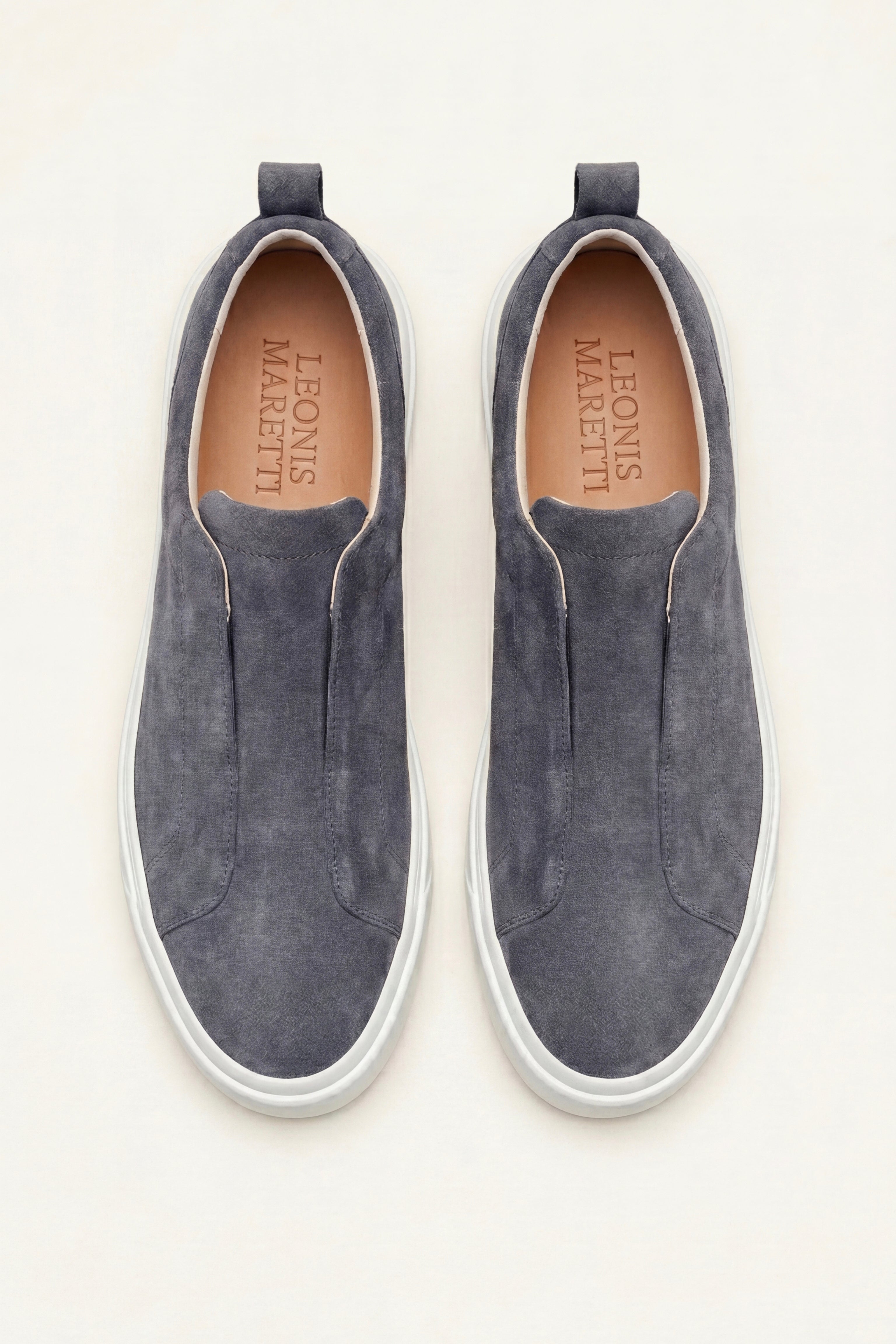 LeoMar V1 Suede Slip-On Grey