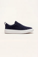 LeoMar V1 Suede Slip-On Navy