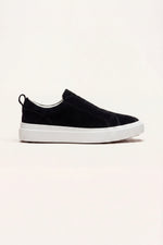 LeoMar V1 Suede Slip-On Black