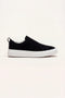 LeoMar V1 Suede Slip-On Black