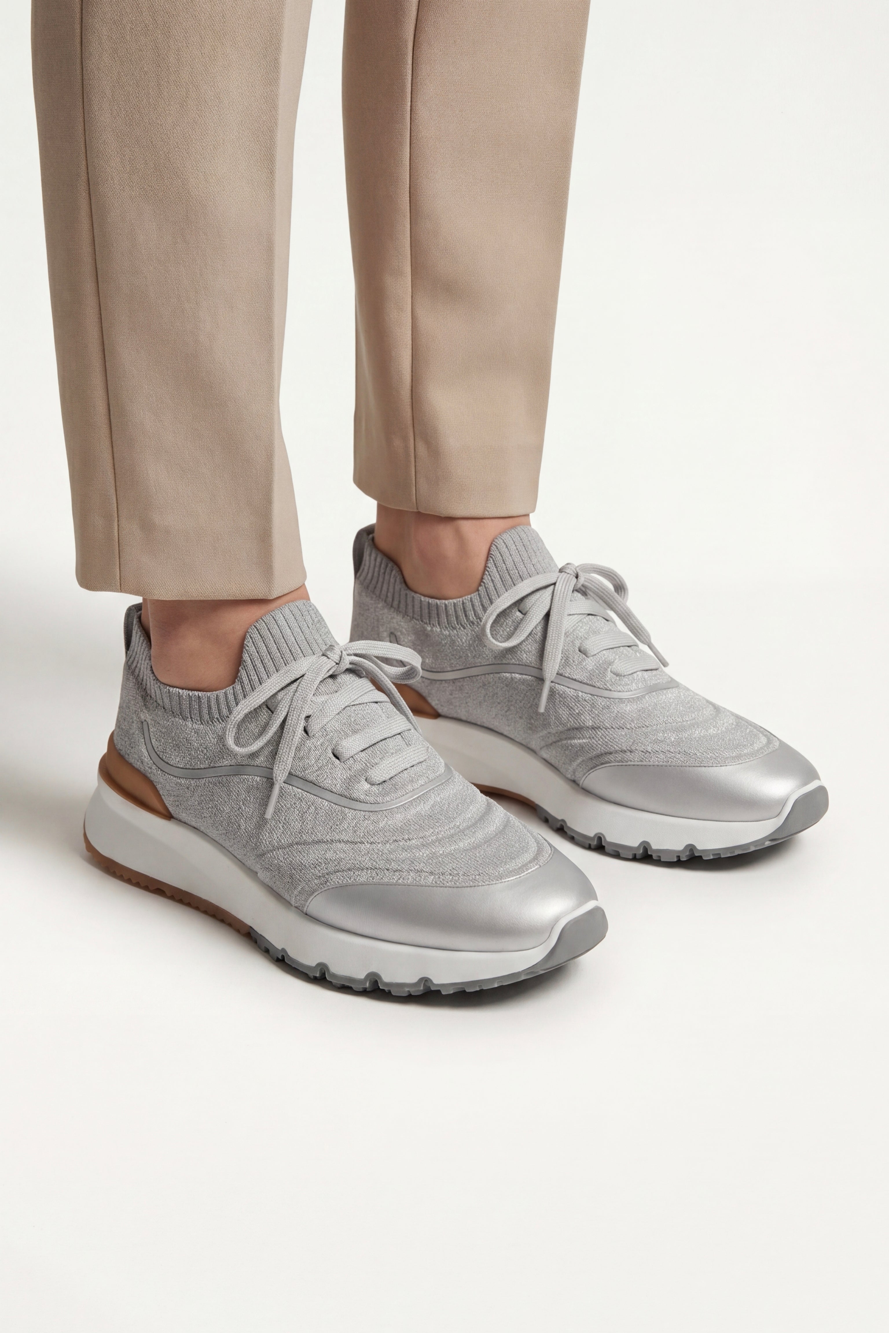 Montero Mesh Sneaker Silver