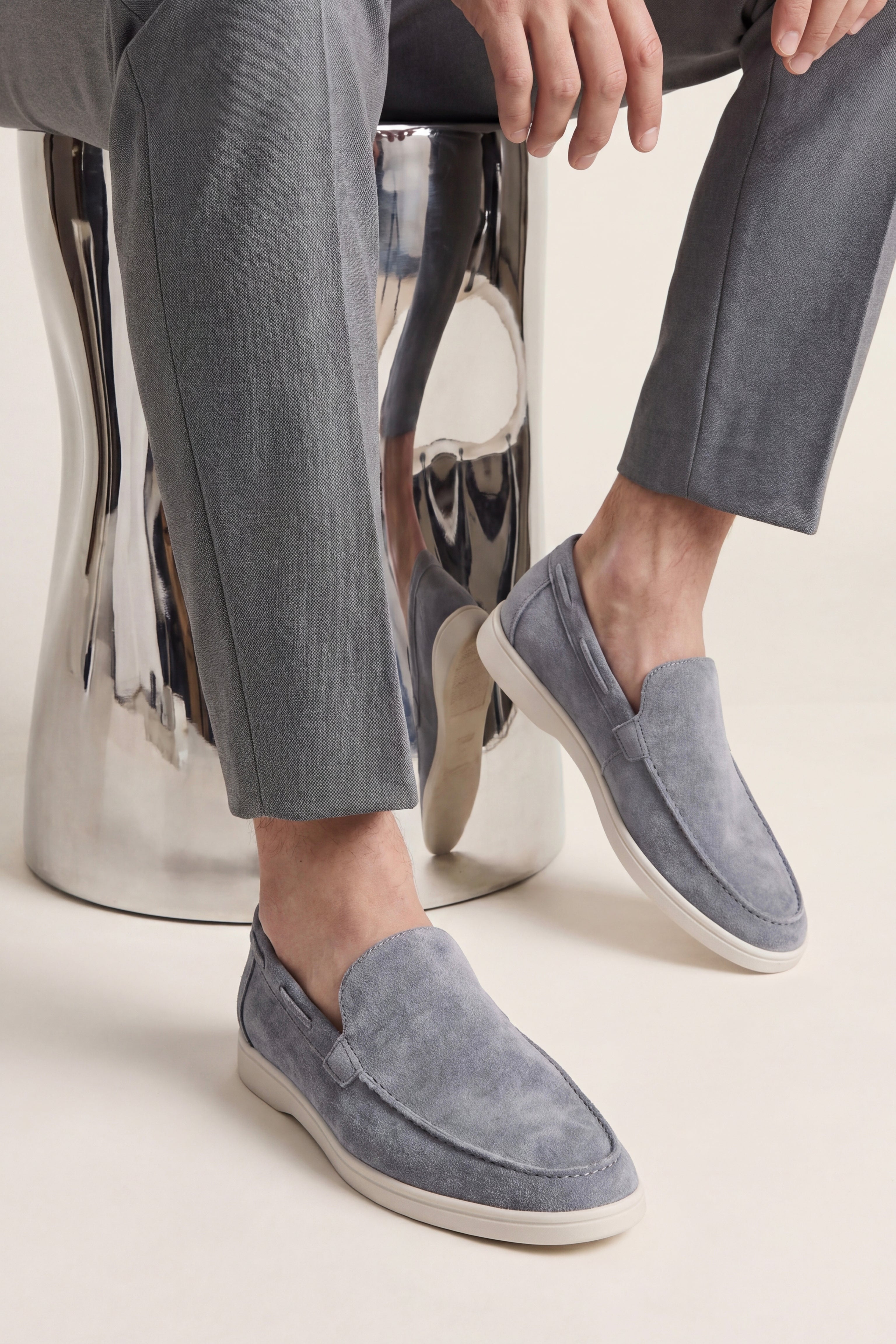 Leonis V2 Loafer Silver Grey