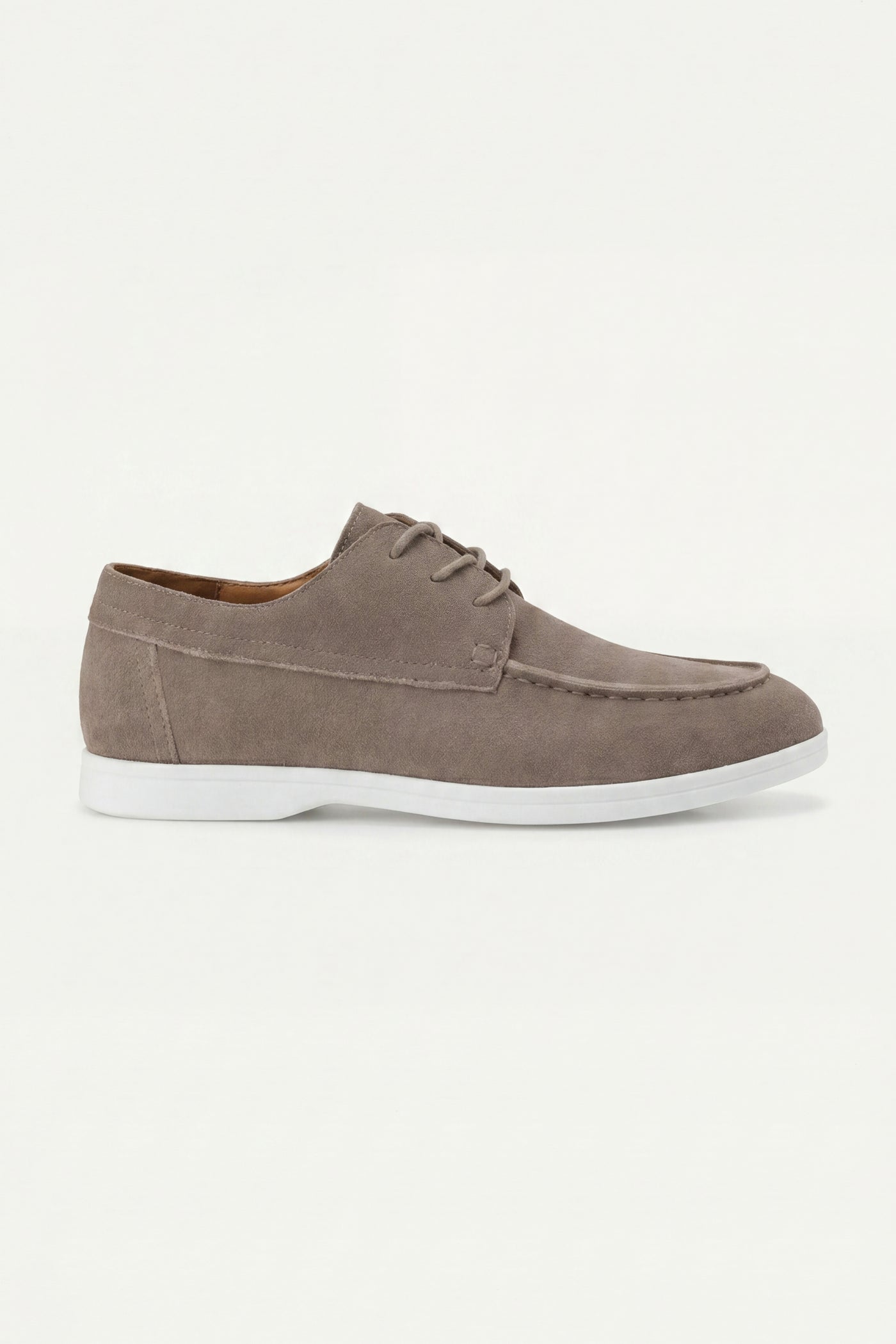 Maretti Suede Lace Shoes Mushroom Taupe