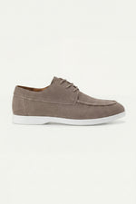 Maretti Suede Lace Shoes Taupe