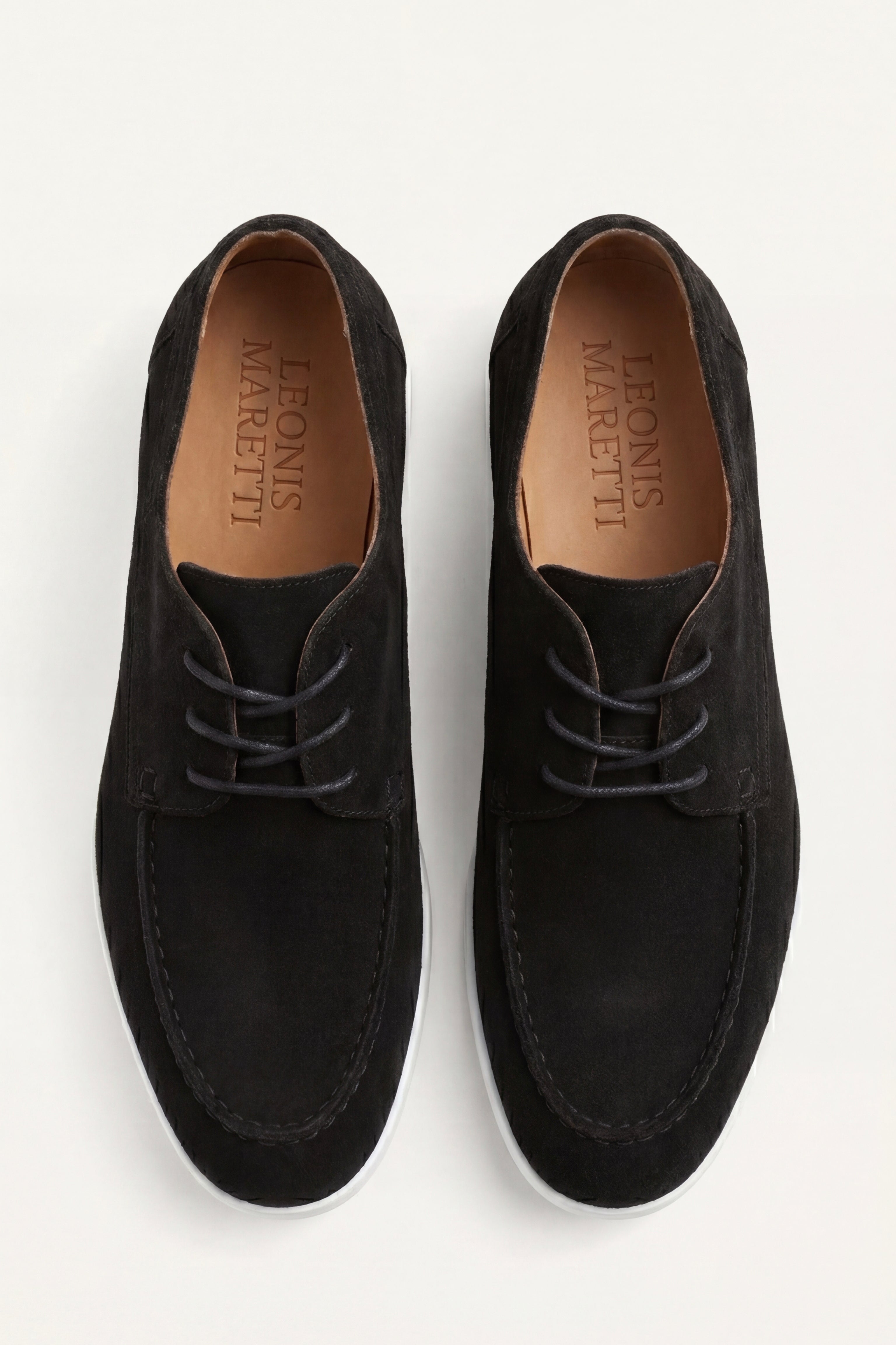 Maretti Suede Lace Shoes Black