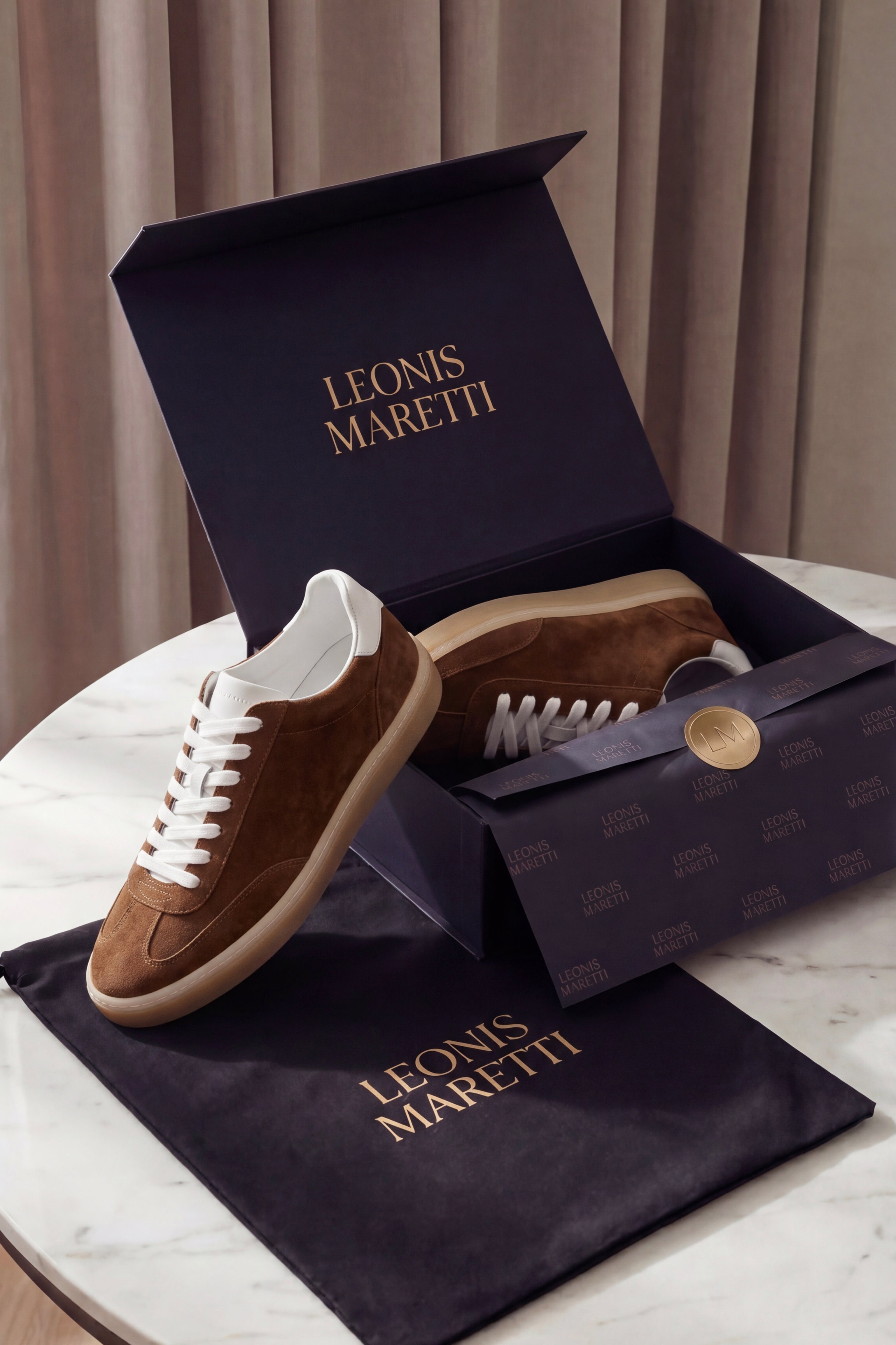 Lucca Summer Walk Sneaker Brown