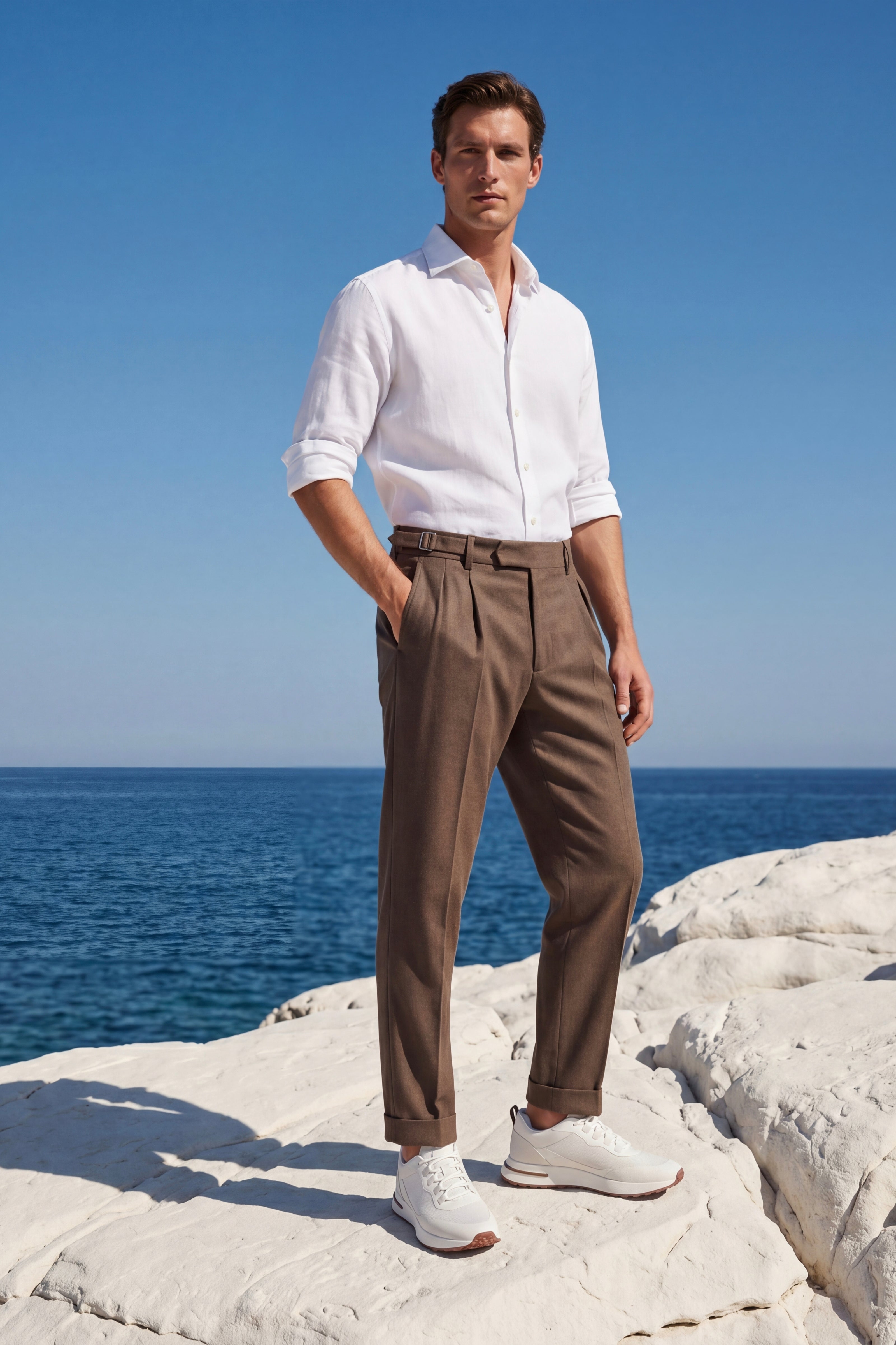 Lorano Merino Pantalon Khaki
