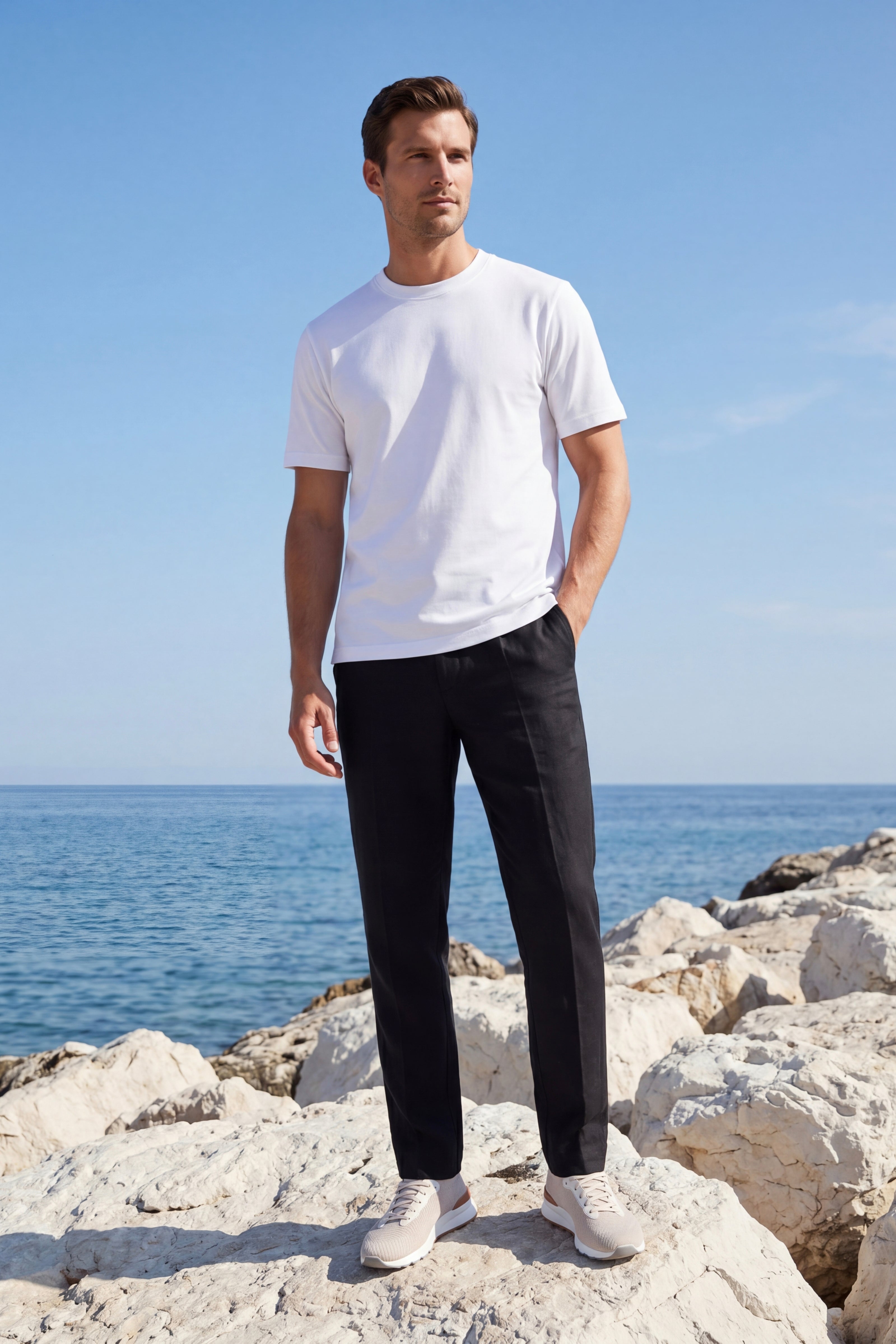 Ferrara Crew Neck T-Shirt White