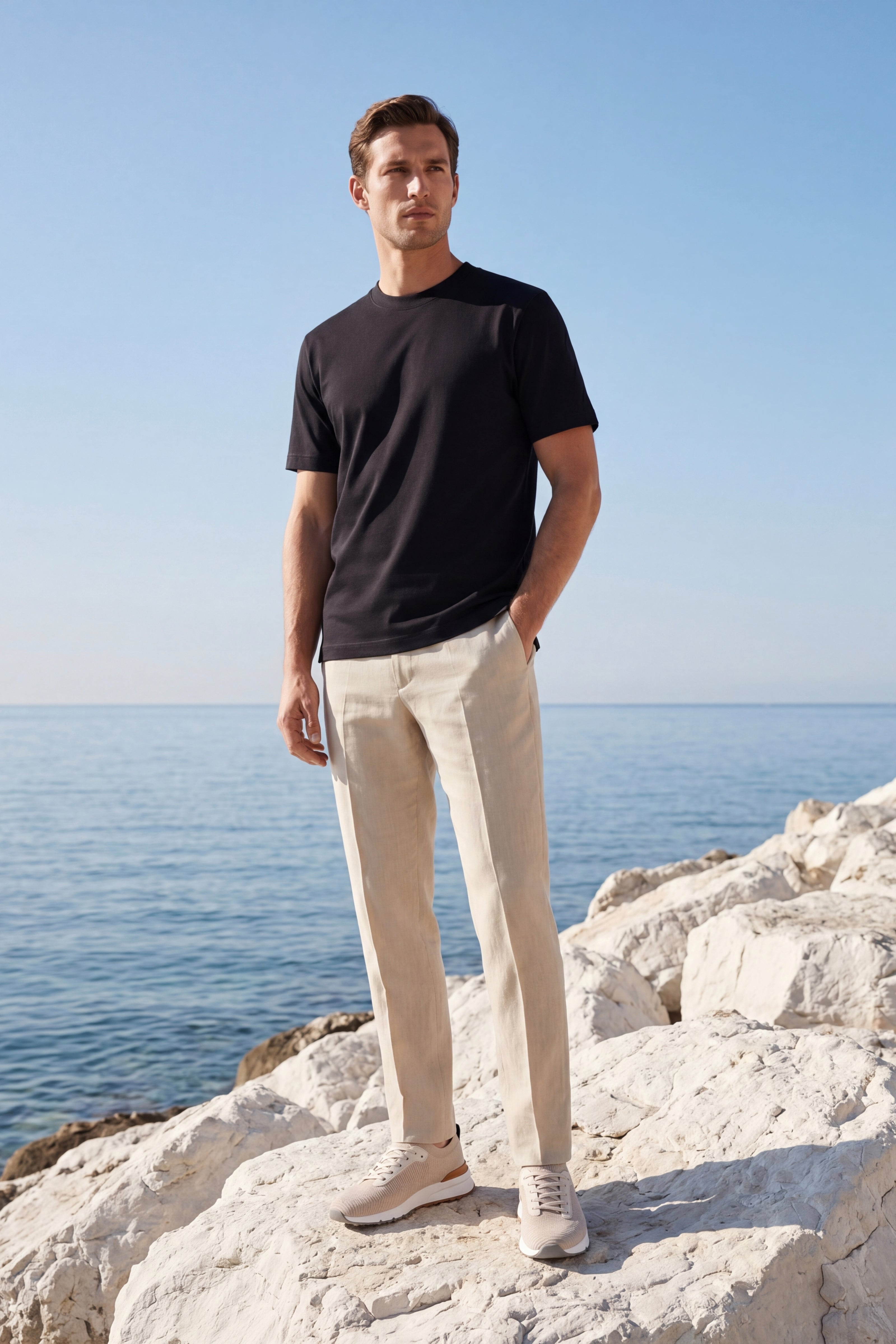 Ferrara Crew Neck T-Shirt Black