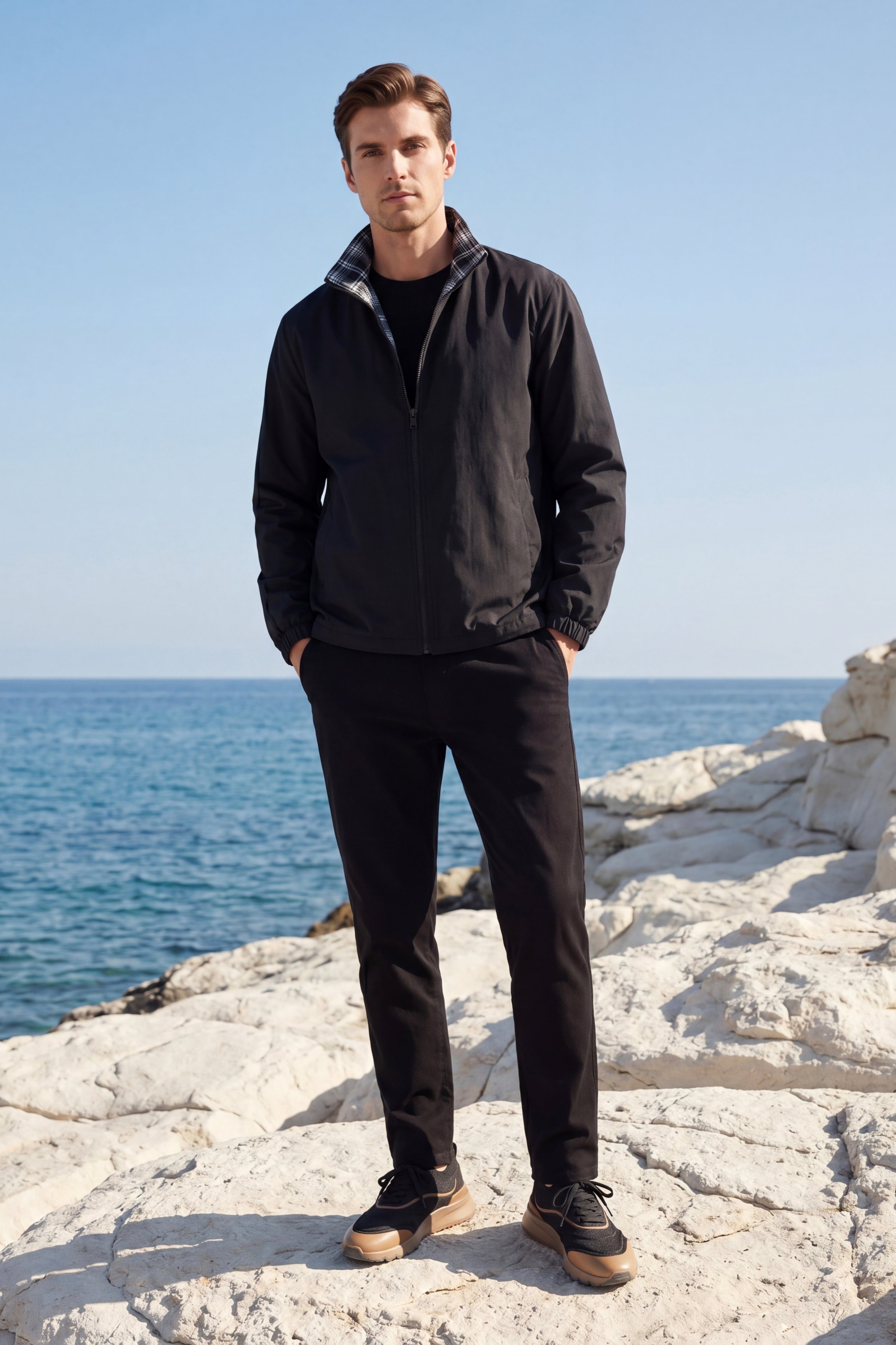 Levanto Reversible Jacket Black