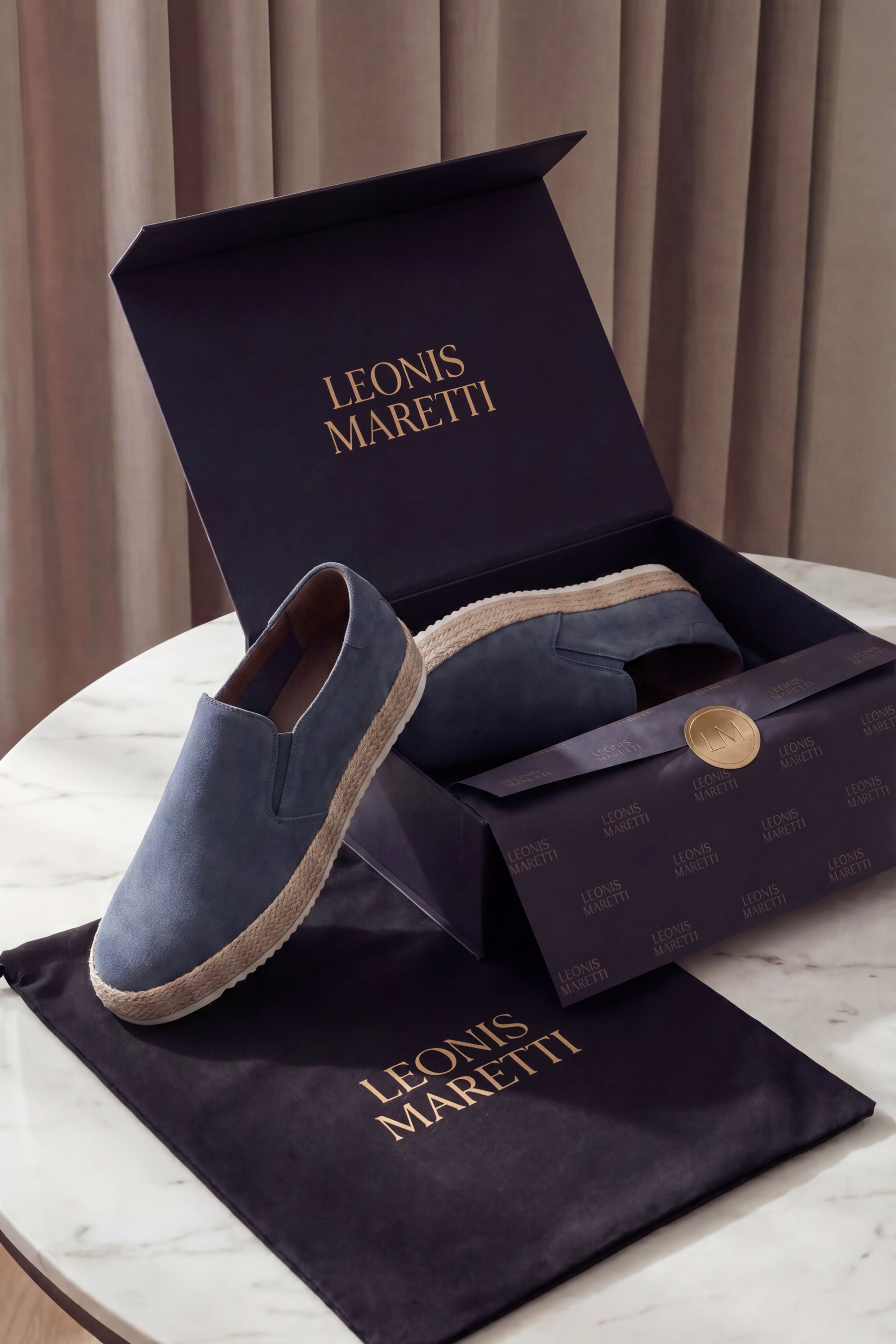 Valeno Suede City Loafers Grey
