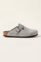 Marcello Suede Clog Grey
