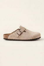 Marcello Suede Clog Oatmeal