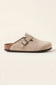 Marcello Suede Clog Oatmeal